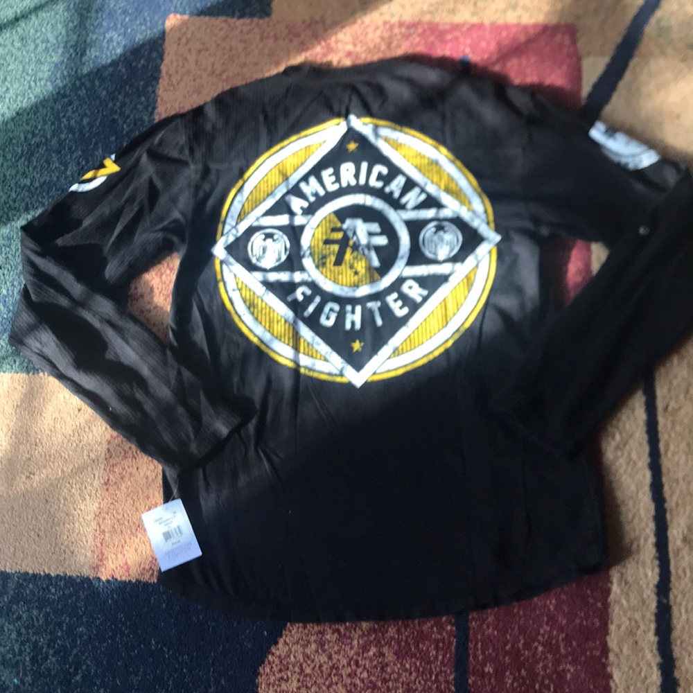 Men’s American Fighter Shirt Henley L 2XL NWT - Picture 3 of 4